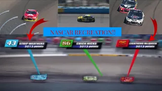 CARS opening race Nascar remake!
