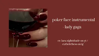 poker face (instrumental) edit audio - lady gaga