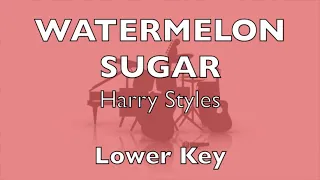 Watermelon Sugar (Harry Styles) - Lower Key Acoustic Instrumental