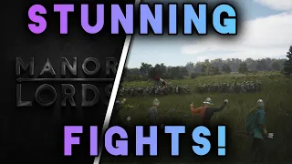 STUNNING FIGHTS in #manorlords #medieval #cinematic