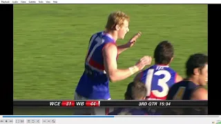 Round 13 West Coast Eagles VS Western Bulldogs 2006 Scott West