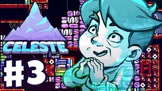 Celeste - Gameplay Walkthrough Part 3 - Chapter 3: Celestial Resort 100%! All Strawberries & B-Side!