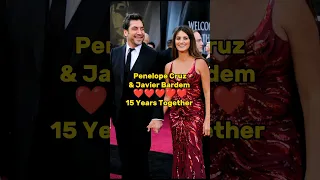 15 Years of Love Penelope Cruz& Javier Bardem #shorts #penélopecruz #javierbardem #shortvideo #love