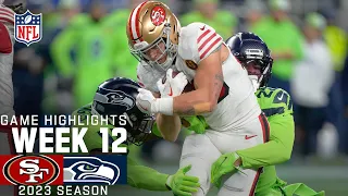 San Francisco 49ers vs. Seattle Seahawks | 2023 Week 12 Game Highlights