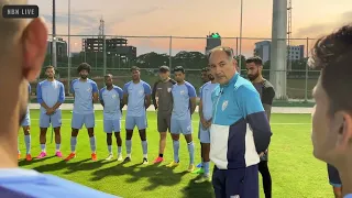 Blue Tigers Head Coach Igor Stimac addressed the team ahead of India vs Kuwait | FIFA WCQ