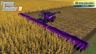 Farming Simulator 19  - The Fastest Harvester High speed Harvesting In The Field