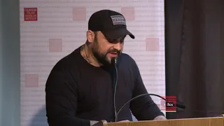 Christian Picciolini at Calandra, reads from his book  White American Youth...
