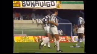 Roberto Baggio (Juventus) - 24/05/1992 - Verona 3x3 Juventus - 1 gol