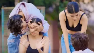 Kiss Cheating Prank On Cute Girl😜| Bag Chori | Funny Comedy Reactions | Ft. Owais Shaikh | BR Masti