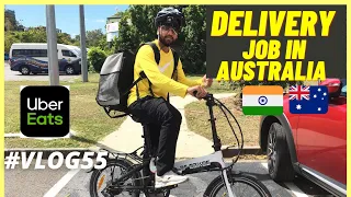 UBER EATS DELIVERY JOB IN AUSTRALIA. | INDIAN STUDENT IN AUSTRALIA | #VLOG55