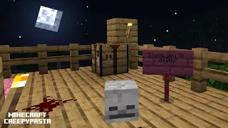 If You Receive Random Love Notes, You Are In Danger! Minecraft Creepypasta (Bedrock)