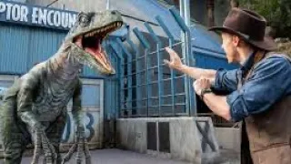 Raptor Encounter Meeting Blue Universal Studios Hollywood