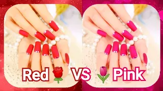 Red🌹V/S🌷Pink | Choose Your Favorite Color | Pick One Challenge #pink #red #viral #vs #trending #yt