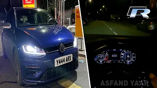 GOLF R 7.5 POV NIGHT DRIVE! **Watch Until End!**