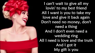 Gwen Stefani - My Gift Is You (LYRICS)