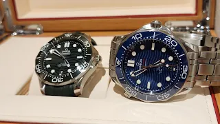 Green Omega Seamaster 300M unboxing - Better than Blue Seamaster? 🌊