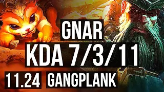 GNAR vs GP (TOP) | 1.1M mastery, 7/3/11 | BR Master | 11.24