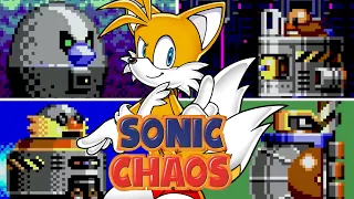 Sonic Chaos (Master System): All Bosses (As Tails)