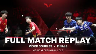 FULL MATCH | LIN (TPE) / CHENG (TPE) vs WANG (CHN) / SUN (CHN) | XD F | #SingaporeSmash 2022