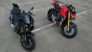 Yamaha MT-10 vs Ducati V4S