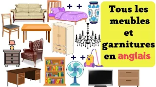 les objets et les meubles en anglais : apprendre le vocabulaire de la maison en anglais.