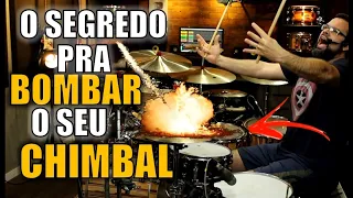 Como BOMBAR seu chimbal 💣 variação, Rulo de 5 e  dinâmicas no hi hat