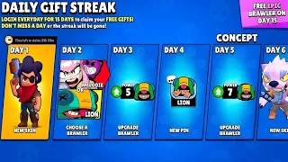 🥳 MEGA RARE GIFTS FROM SUPERCELL!🎁-Brawl Stars Complete FREE TOKENS 🍀/CONCEPT