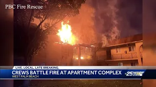 West Palm Beach Apartment Fire Latest