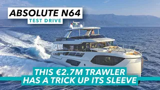 This $3.2m trawler has a trick up its sleeve | Absolute Navetta 64 review | Motor Boat & Yachting