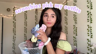 scrunchies pick my outfits for a week