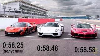 Лучший гиперкар XXI века Porsche 918, McLaren P1 или LaFerrari Цифры и факты