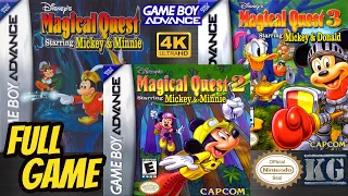 Disney's Magical Quest TRILOGY [GBA] Gameplay Walkthrough FULL GAME [4K60ᶠᵖˢ UHD🔴]