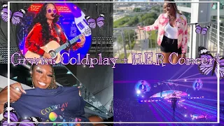 GRWM TO GO TO A COLDPLAY CONCERT + MINI VLOG