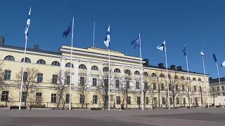 NATO flag unfurled in Helsinki as Finland joins military alliance