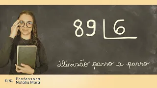 89÷6 | 89/6 | 89 dividido por 6| Como dividir 89 por 6? | Como aprender a dividir? | Matemática