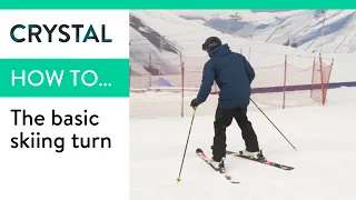 How To Turn When Skiing | The Snowplough Turn | Crystal Ski