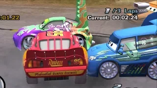 Disney Pixar Lightning McQueen Cars Movie Game - Delinquent Road Hazard - Part 16