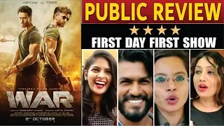 War Movie Public Review | First Day First Show Review | Hrithik Roshan | Tiger Shroff | Vaani Kapoor