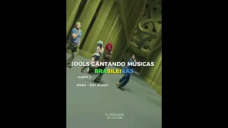 Idols cantando músicas brasileiras - pt 2 #kpop #shorts