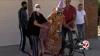 El Paso great-grandma celebrates 100th birthday with parade