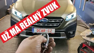 Subaru Outback 2.5i - výfuková klapka s přepínáním hlučnosti