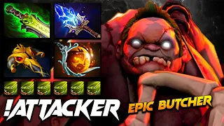 Attacker Pudge Epic Butcher - Dota 2 Pro Gameplay [Watch & Learn]