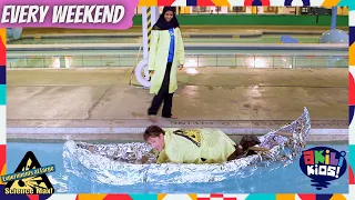 Science Max: Experiments At Large | The Tinfoil Boat | Akili Kids!