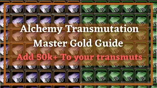 How to make more gold with Transmutations?! Alchemy Transmutation Master Gold Guide, WoW Shadowlands