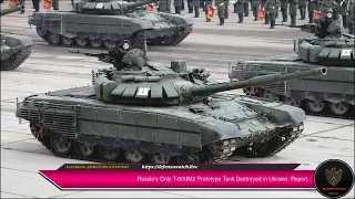 Russia’s Only T-80UM2 Prototype Tank Destroyed in Ukraine: Report