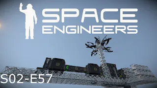 Space Engineers S02 E57, Flying Factory/Base building has begun