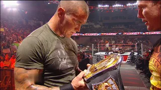 Randy Orton Breaks Batista's Arm - 2009 (Full Video)