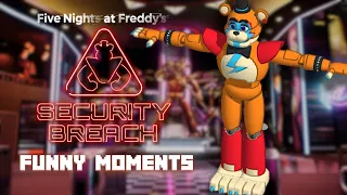 An idiot plays FNaF security breach | Funny Moments