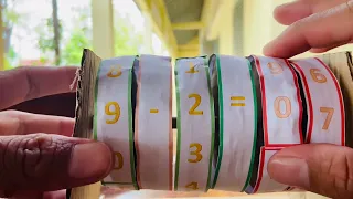 How to make Maths Learning Machine from Cardboard |Maths Learning Machine for Kids 2022 #mathsmodel