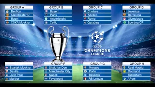 Uefa Champions League Group Stage 2017/18 Draw